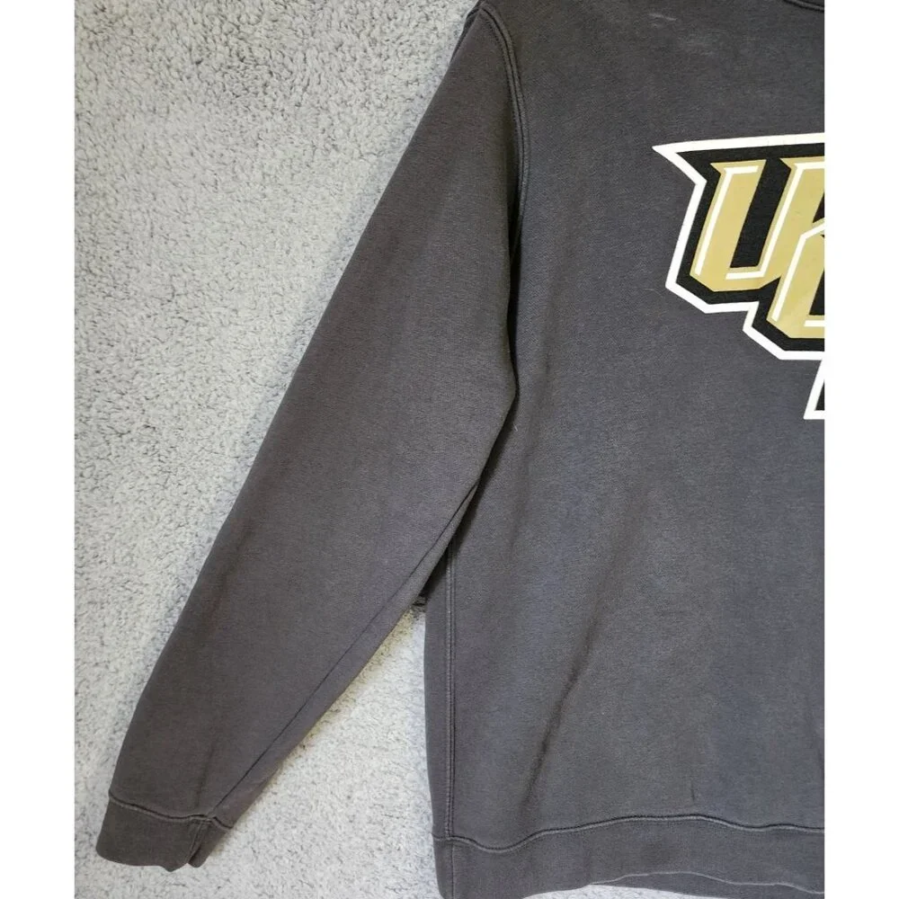 Nike‎ University of Central Florida UCF Knights Size Medium Gray Logo Sweatshirt